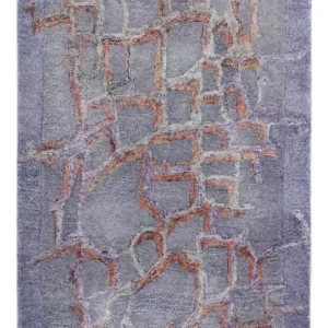 Designerski dywan - 140 x 70 cm - liliowy