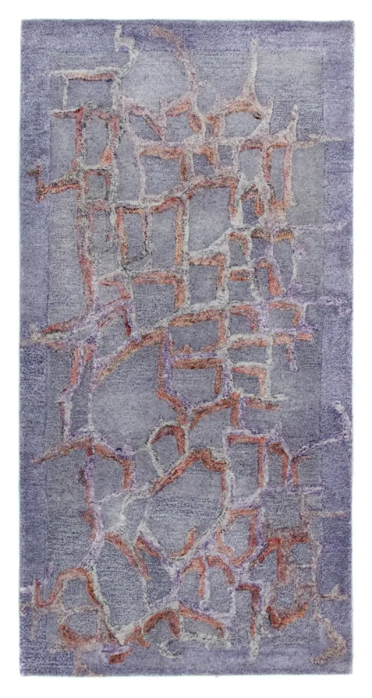 Designerski dywan - 140 x 70 cm - liliowy