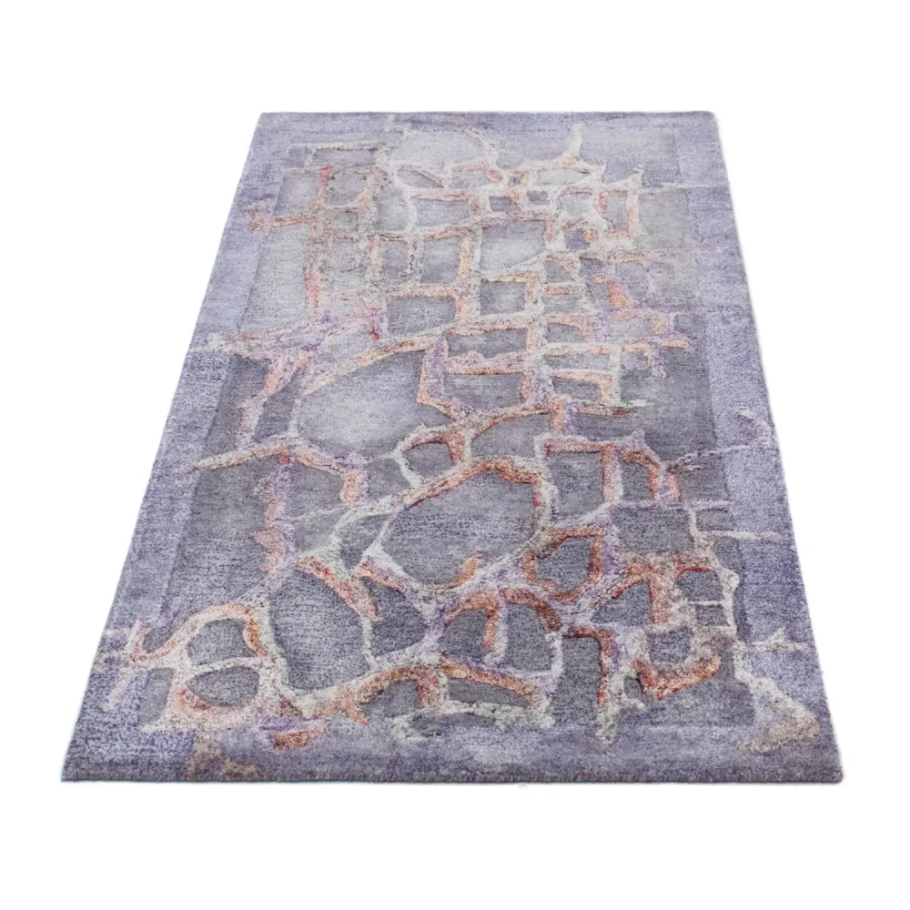 Designerski dywan - 140 x 70 cm - liliowy