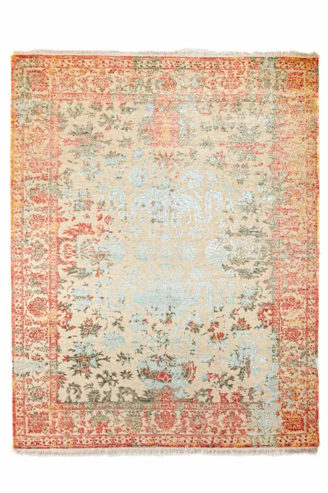 Designerski dywan - 195 x 155 cm - wielokolorowy