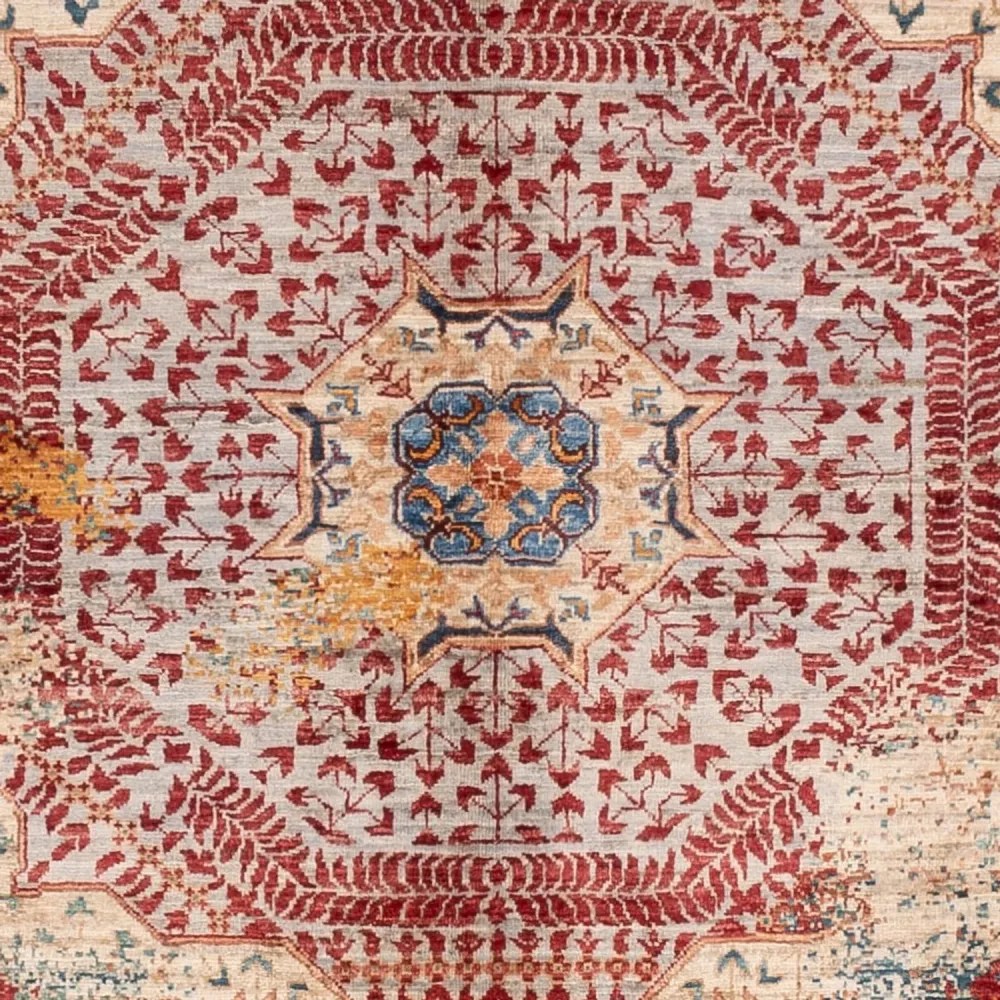 Designerski dywan - 198 x 155 cm - wielokolorowy