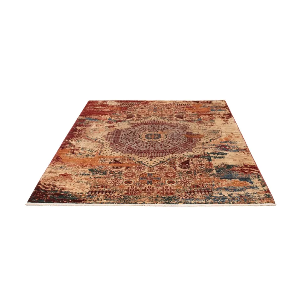 Designerski dywan - 198 x 155 cm - wielokolorowy