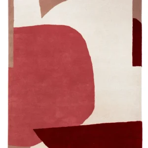 Designerski dywan - 200 x 140 cm - różowy