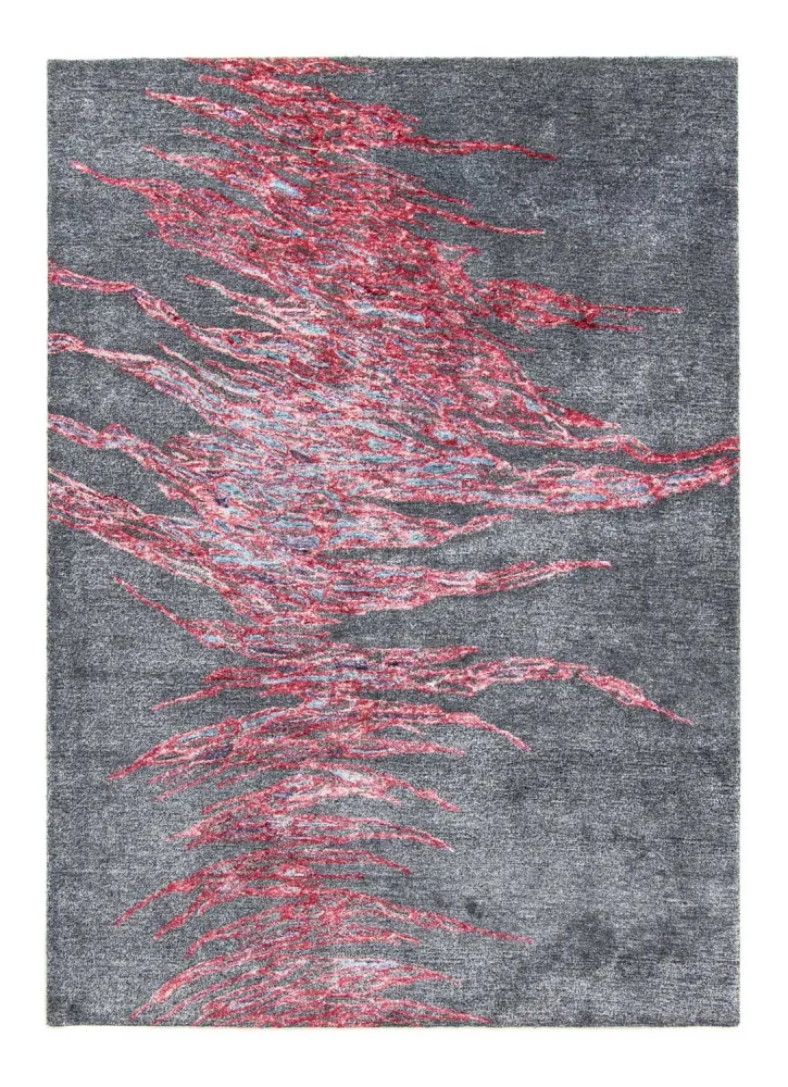 Designerski dywan - 200 x 140 cm - szary