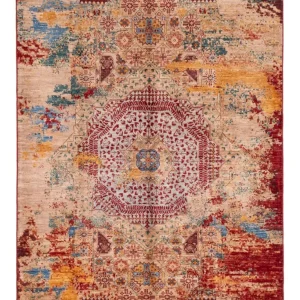Designerski dywan - 201 x 152 cm - wielokolorowy