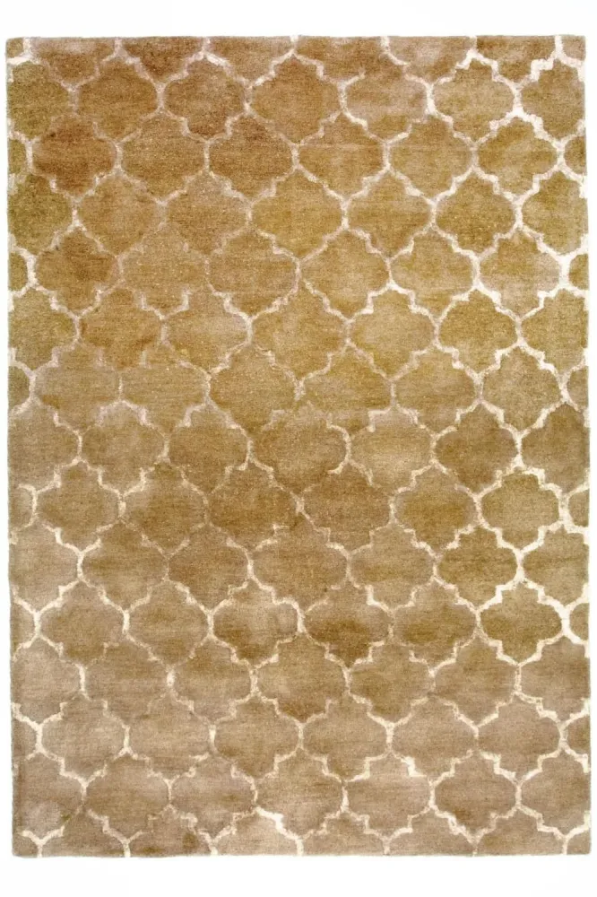 Designerski dywan - 230 x 162 cm - beżowy
