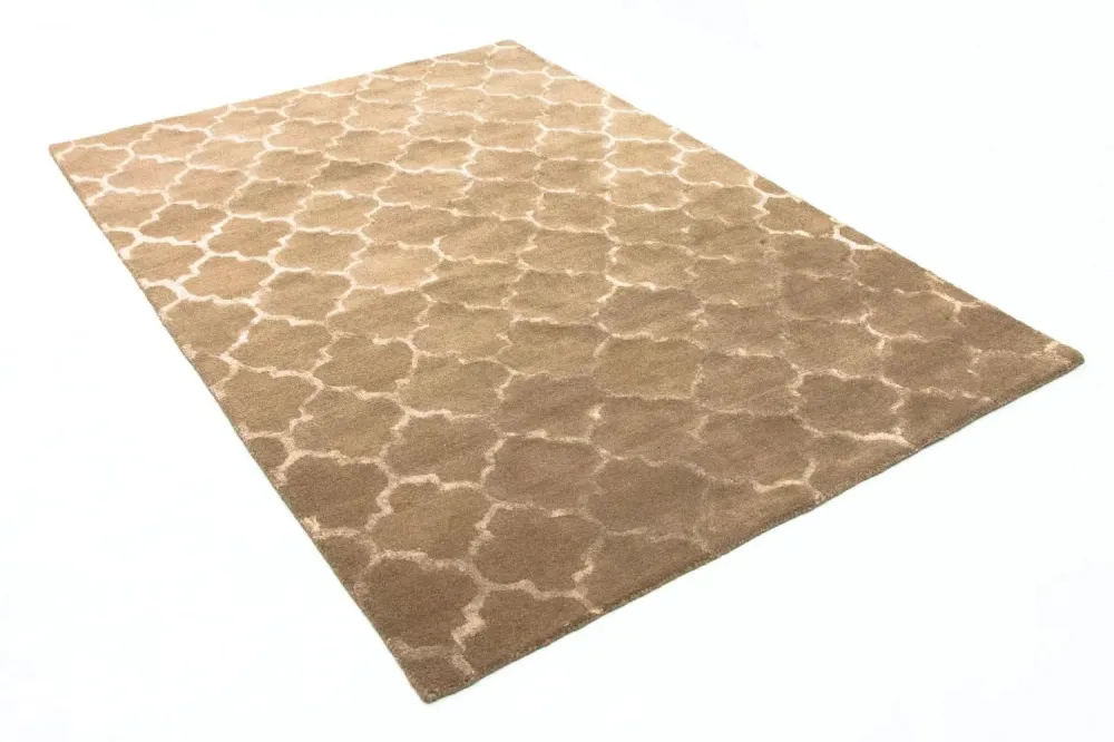 Designerski dywan - 230 x 162 cm - beżowy