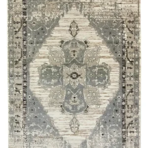 Designerski dywan - 236 x 166 cm - beżowy