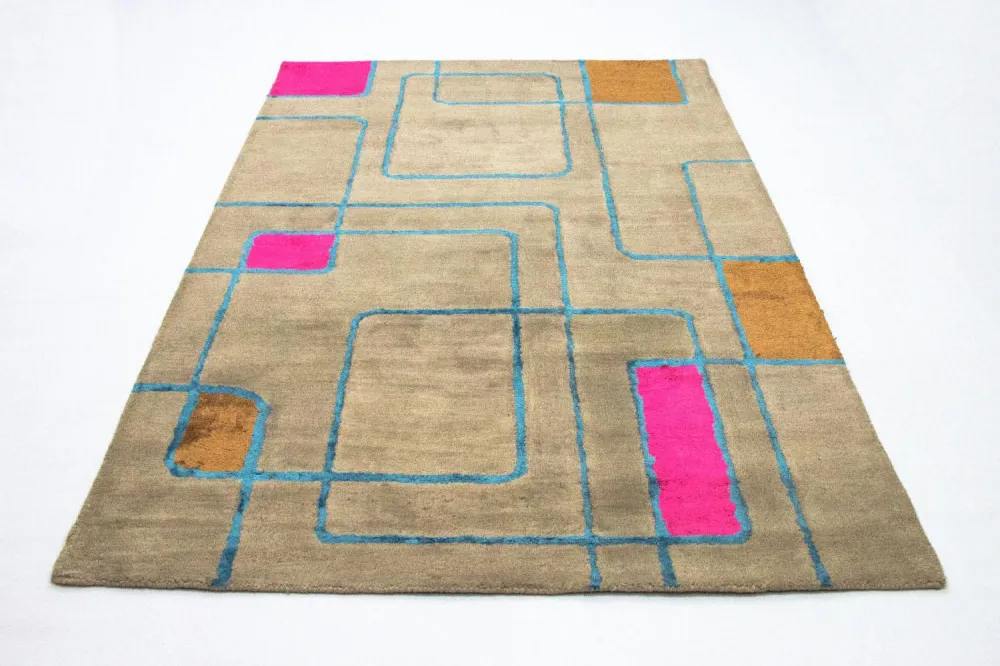 Designerski dywan - 239 x 152 cm - wielokolorowy
