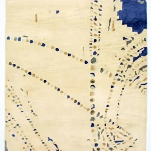 Designerski dywan - 240 x 152 cm - beżowy