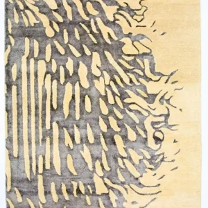 Designerski dywan - 240 x 153 cm - beżowy
