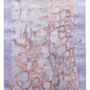 Designerski dywan - 240 x 170 cm - liliowy