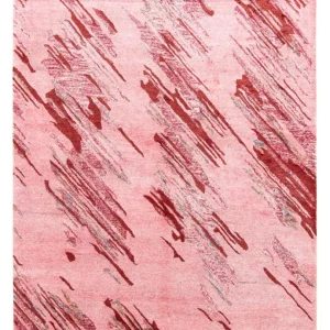 Designerski dywan - 240 x 170 cm - różowy