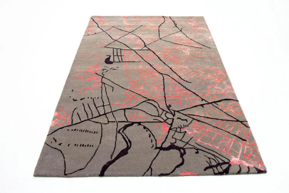 Designerski dywan - 241 x 151 cm - wielokolorowy
