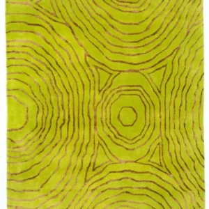 Designerski dywan - 241 x 152 cm - jasnozielony