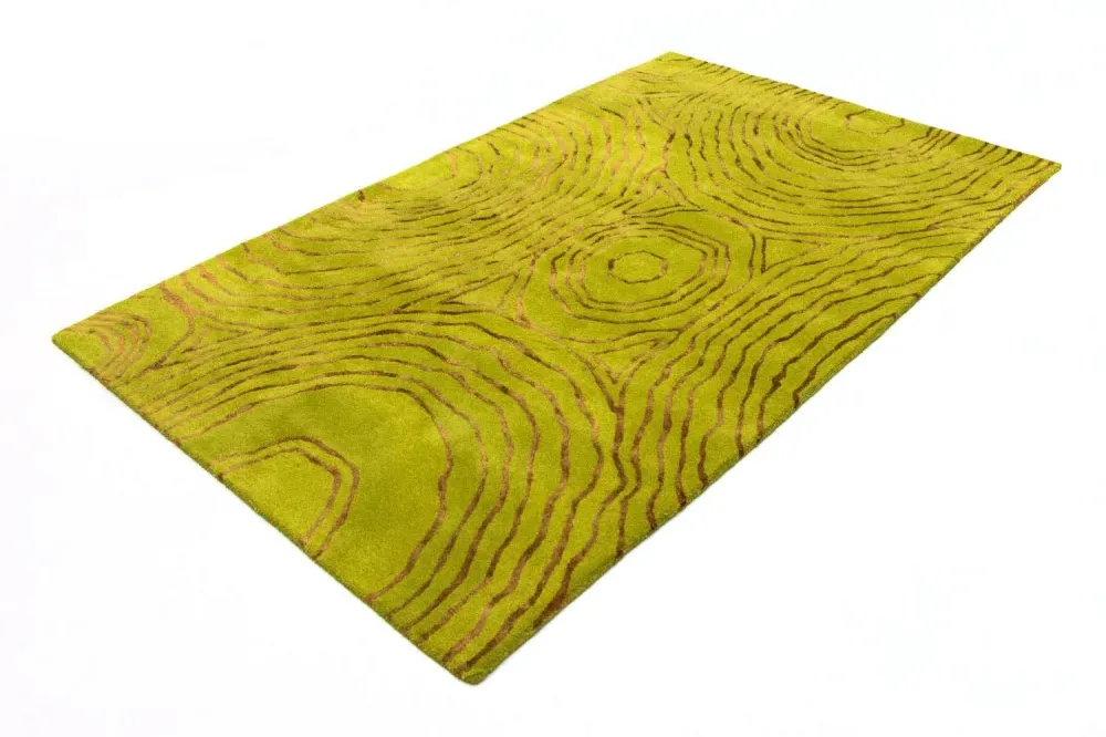 Designerski dywan - 241 x 152 cm - jasnozielony