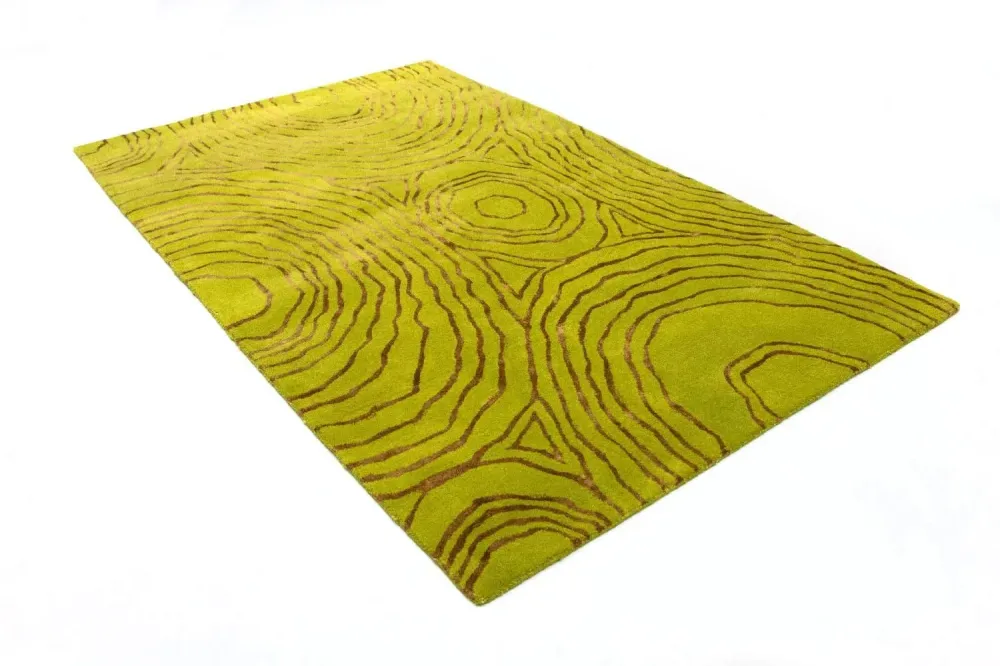 Designerski dywan - 241 x 152 cm - jasnozielony