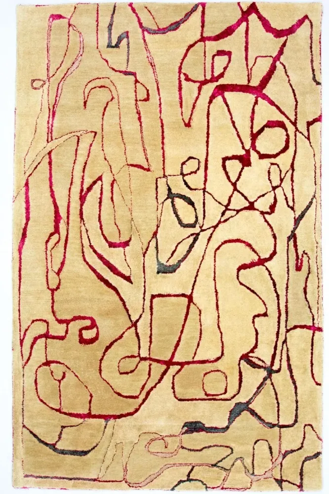 Designerski dywan - 241 x 152 cm - wielokolorowy