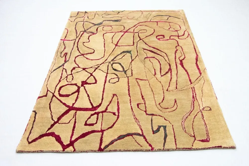 Designerski dywan - 241 x 152 cm - wielokolorowy