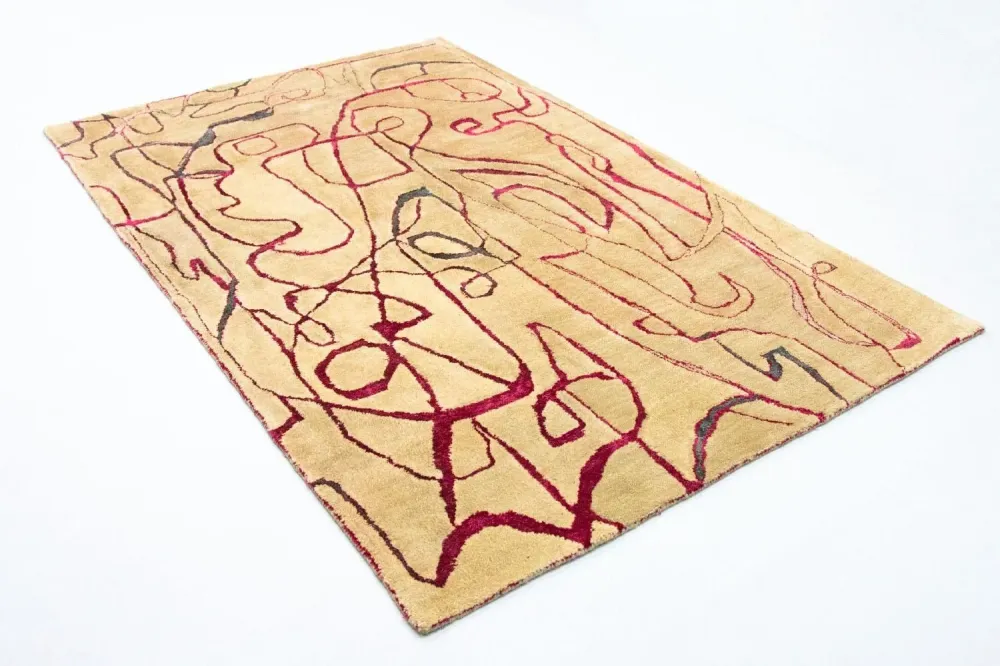 Designerski dywan - 241 x 152 cm - wielokolorowy