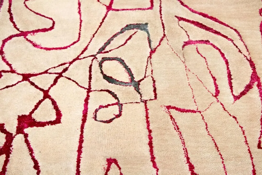 Designerski dywan - 241 x 152 cm - wielokolorowy