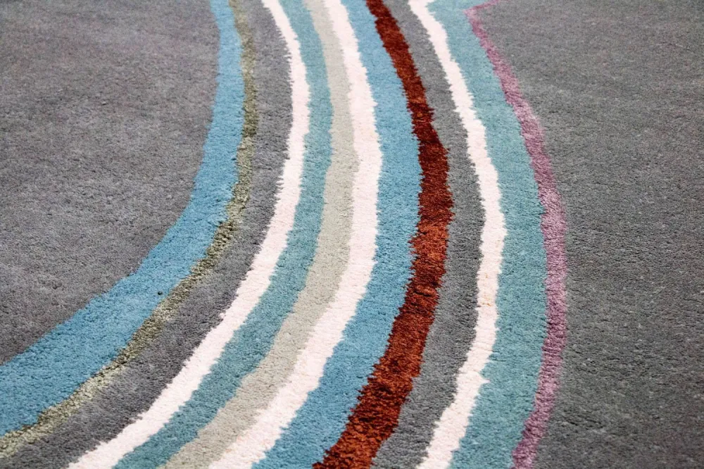 Designerski dywan - 241 x 153 cm - wielokolorowy