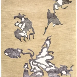 Designerski dywan - 241 x 154 cm - beżowy