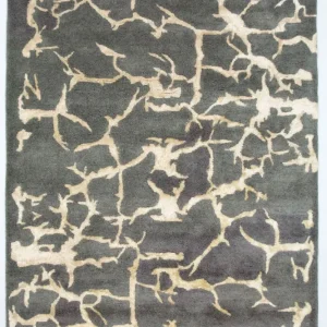 Designerski dywan - 241 x 154 cm - szary