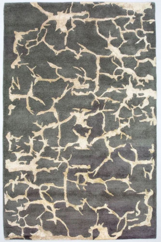 Designerski dywan - 241 x 154 cm - szary