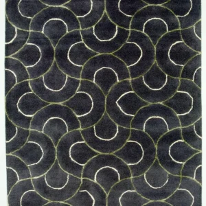 Designerski dywan - 242 x 152 cm - niebieski