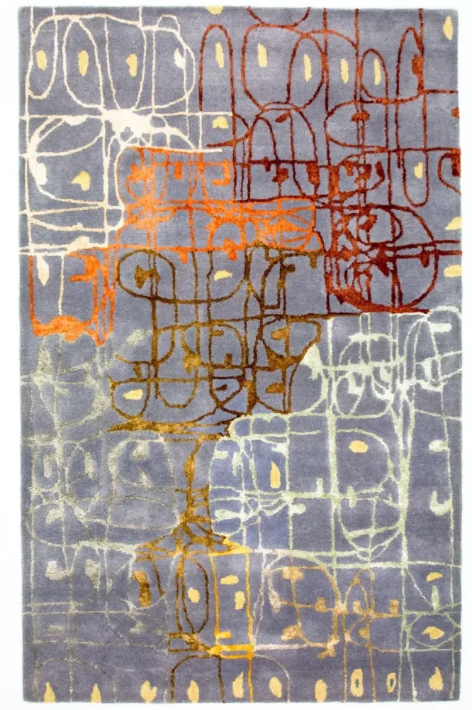 Designerski dywan - 242 x 153 cm - wielokolorowy