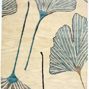 Designerski dywan - 243 x 153 cm - beżowy