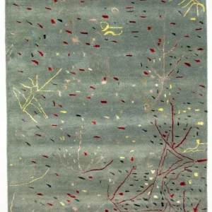 Designerski dywan - 243 x 156 cm - jasnoniebieski