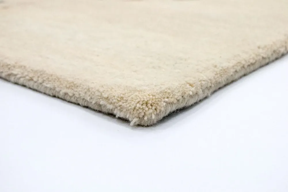 Designerski dywan - 244 x 153 cm - beżowy
