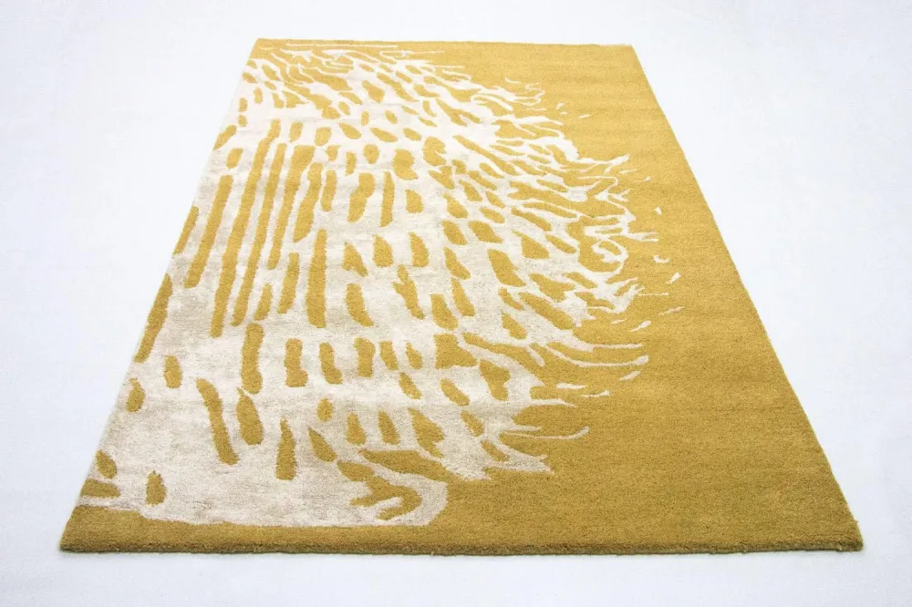 Designerski dywan - 244 x 153 cm - jasnozielony