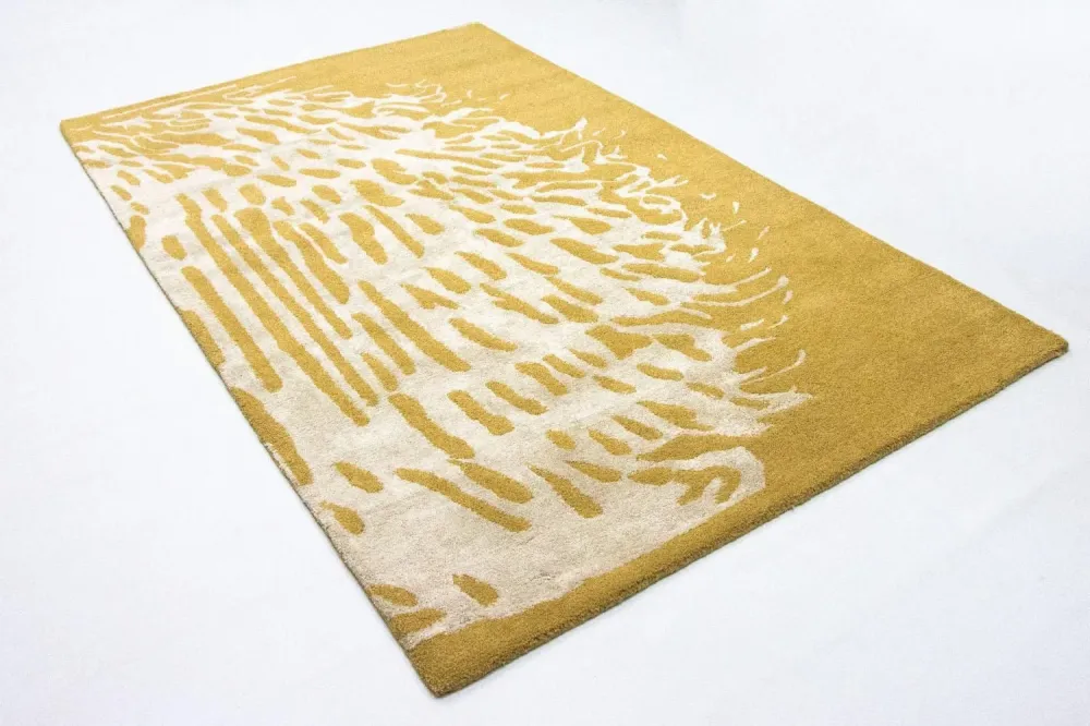 Designerski dywan - 244 x 153 cm - jasnozielony