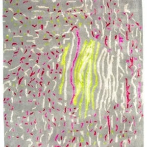 Designerski dywan - 245 x 143 cm - szary