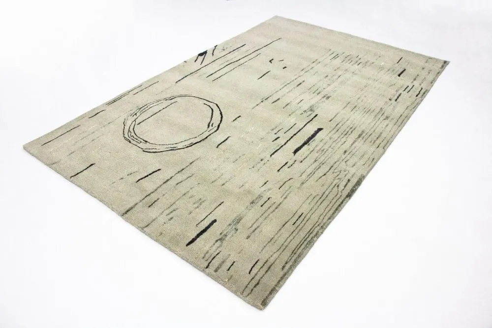 Designerski dywan - 245 x 153 cm - srebrny