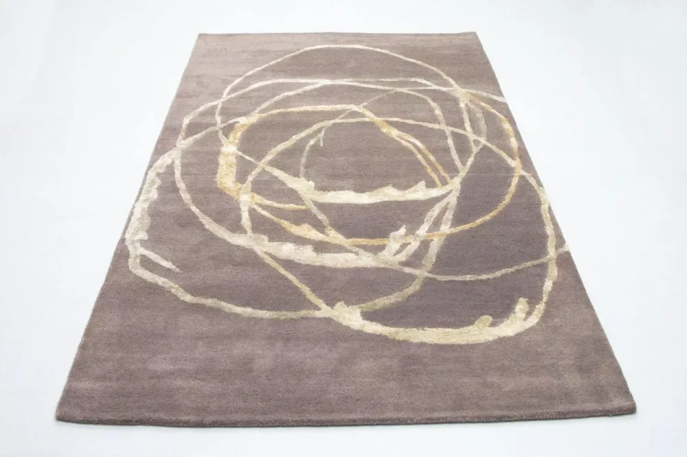 Designerski dywan - 245 x 155 cm - fioletowy