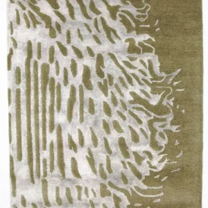 Designerski dywan - 246 x 154 cm - beżowy