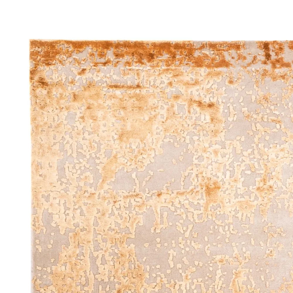 Designerski dywan - 246 x 171 cm - złoto
