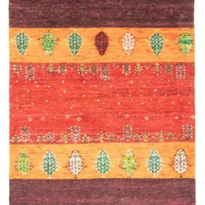 Designerski dywan - 265 x 175 cm - pomarańczowy