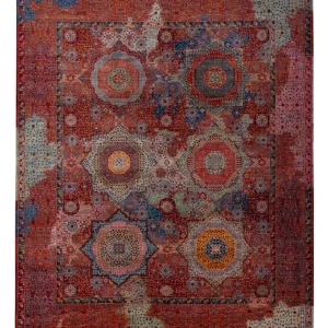 Designerski dywan - 292 x 249 cm - wielokolorowy