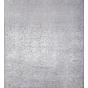 Designerski dywan - 295 x 246 cm - srebrny