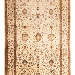 Designerski dywan - 301 x 198 cm - beżowy