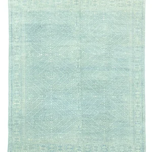 Designerski dywan - 301 x 258 cm - jasnoniebieski