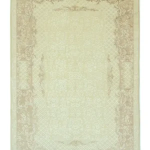 Designerski dywan - 303 x 196 cm - beżowy