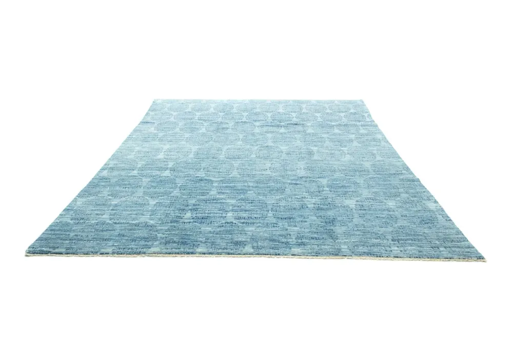 Designerski dywan - 303 x 243 cm - jasnoniebieski