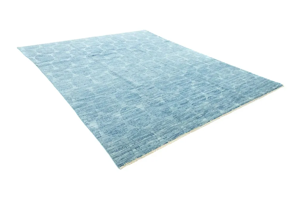 Designerski dywan - 303 x 243 cm - jasnoniebieski