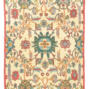 Designerski dywan - 360 x 234 cm - beżowy